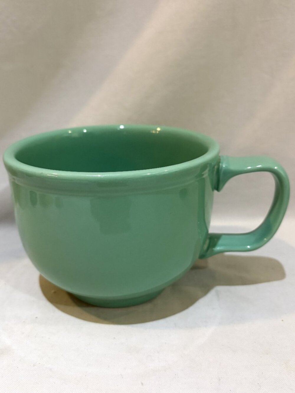 Vintage Homer Laughlin USA Fiesta Pottery 18 Ounce Jumbo Mug Mist Green